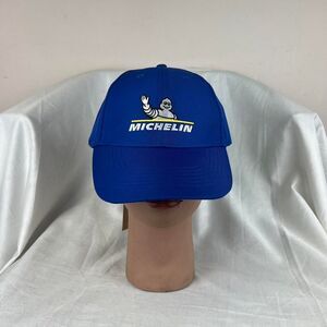 NWT Michelin Hat Cap Strap Back Blue Embroidered Promo Advertising Mens Eco